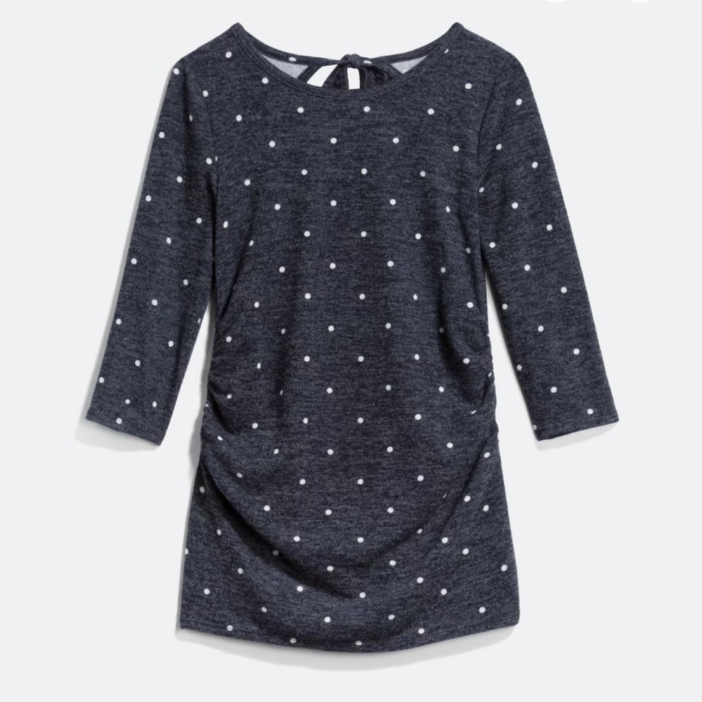 Le Lis Maternity Keyhole Back Knit Top